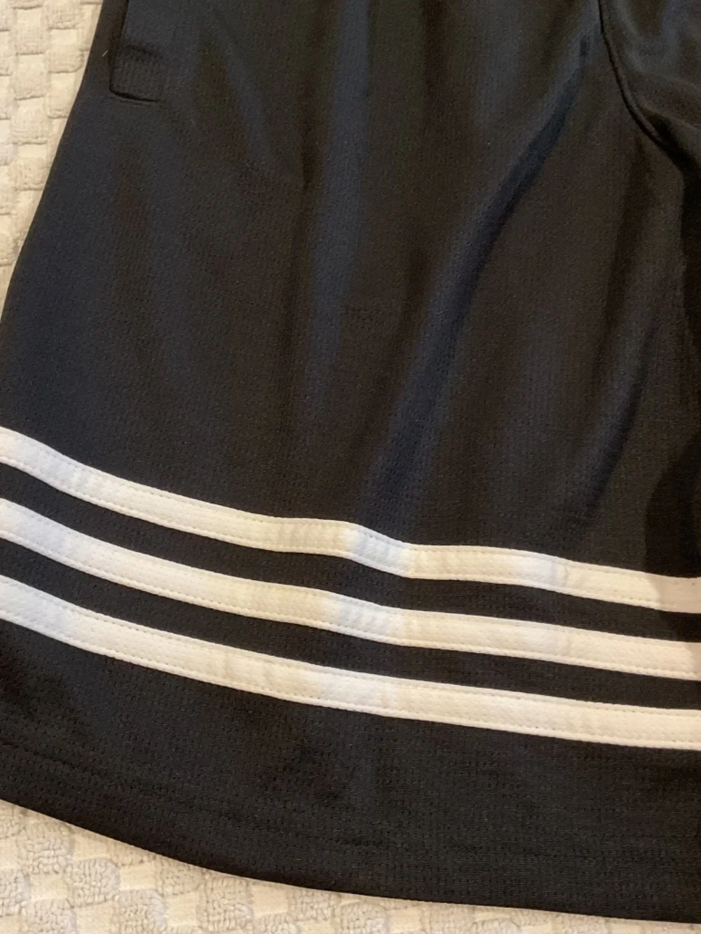 Adidas Black Athletic Shorts, Boys Size 8. New With Tags!